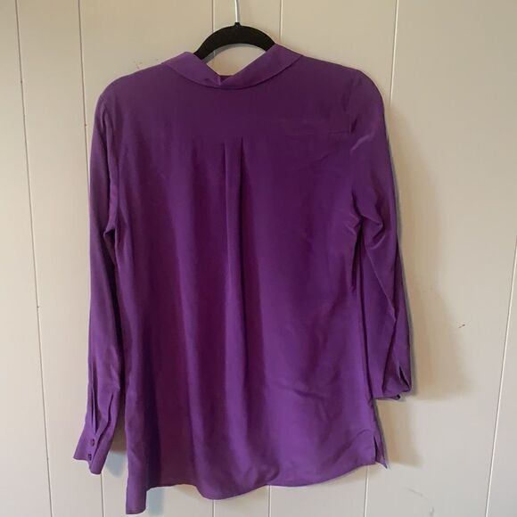 Guess by Marciano Purple Tunic Blouse Size Small - Picture 3 of 4